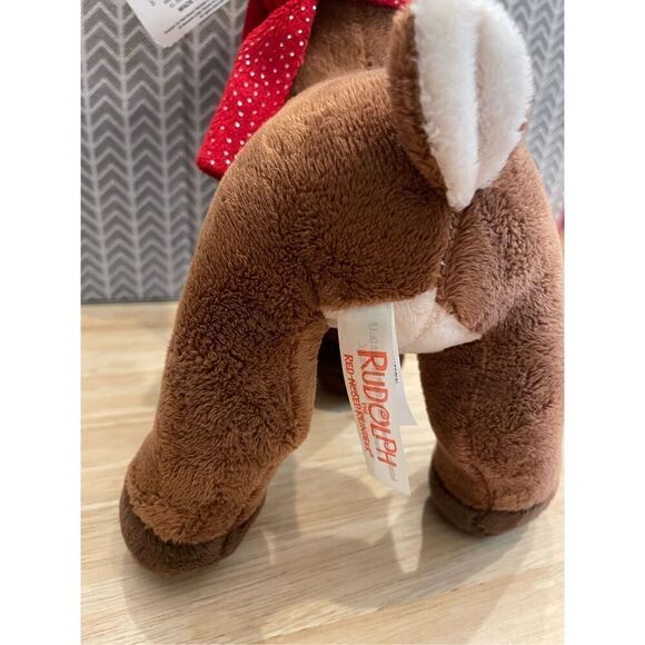 Rudolph the Red-Nosed Reindeer Musical Light Up Plush Stuffed Toy 11” - Picture 6 of 7